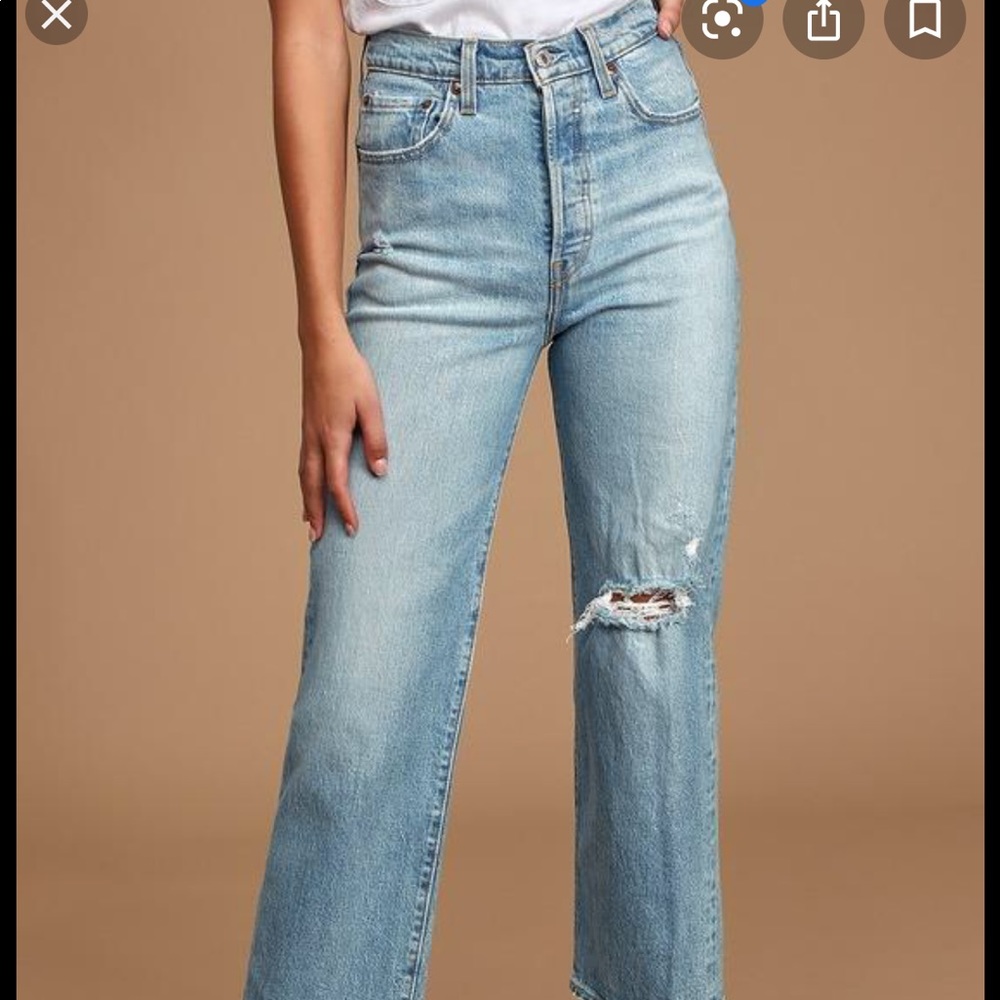 Levi Ribcage Jeans (read description!!)